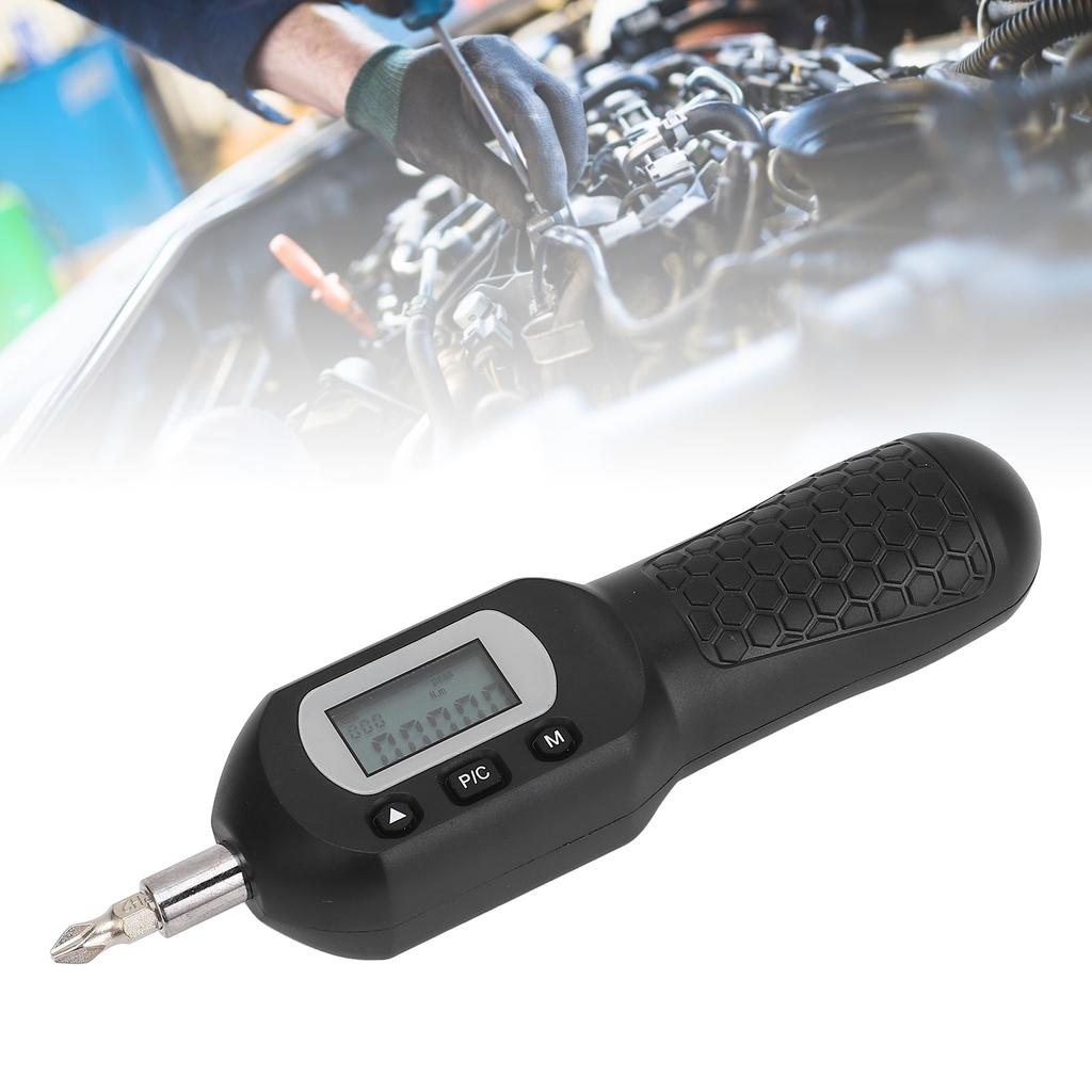 Digital Torsion Screwdriver Electrician 1/4 Drive 0.05-0.5N·m Adjustable Preset N.m Lbf.in Lbf.ft Kg