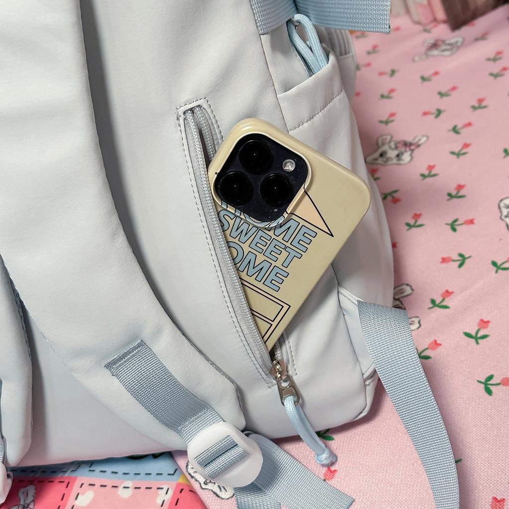 Schoolbag, Middle School Backpack, Girl's High School Look, Ins-style Minimalist, Large-capacity Backpack, High School, Elementary School
