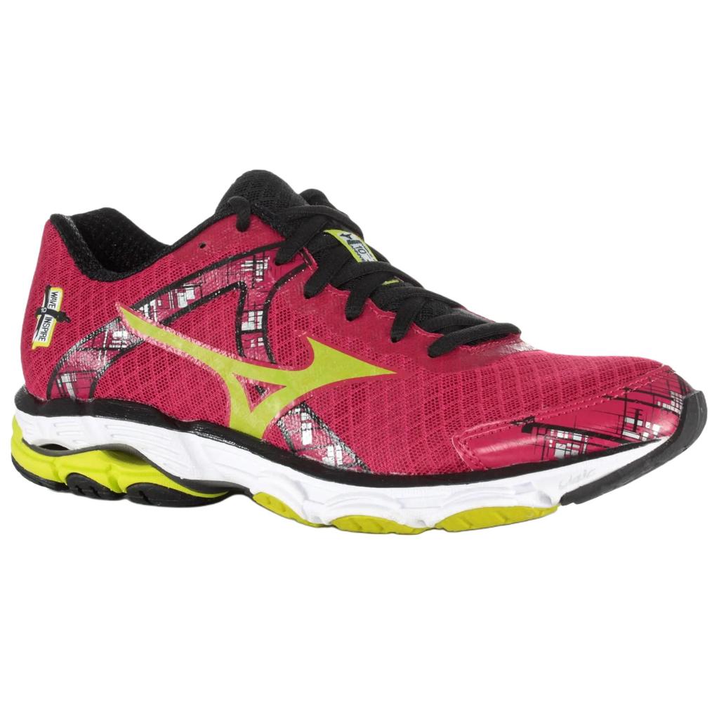 Mizuno Wave Inspire 10 Comfortable Soft Durable Breathable Low-Top Running Shoes Women Sneaker Red J1GD144441