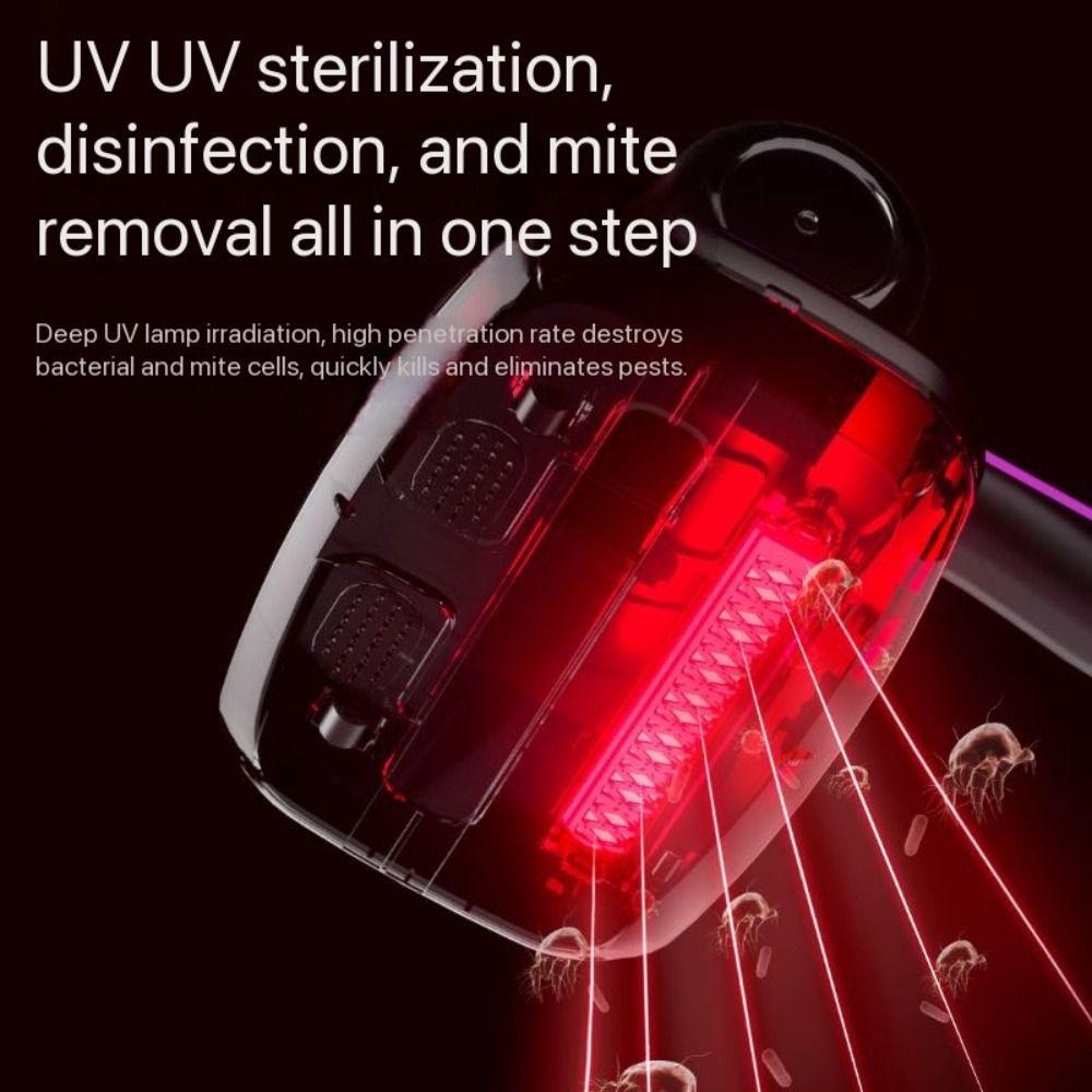 Anti-Mite Mite Remover Powerful Suction UV-C Light Vacuum  Carpet Cleaning