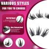 392 Pcs Eyelash Extension Kit Fluffy Eyelash Extension Kit With Lash Bond And Seal Lash Tweezers Thick Lash Clusters Wispy