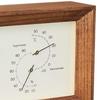 Lemnos Wall-Mounted Analog Thermo-Hygrometer with Frame, Brown, LC13-14 BW