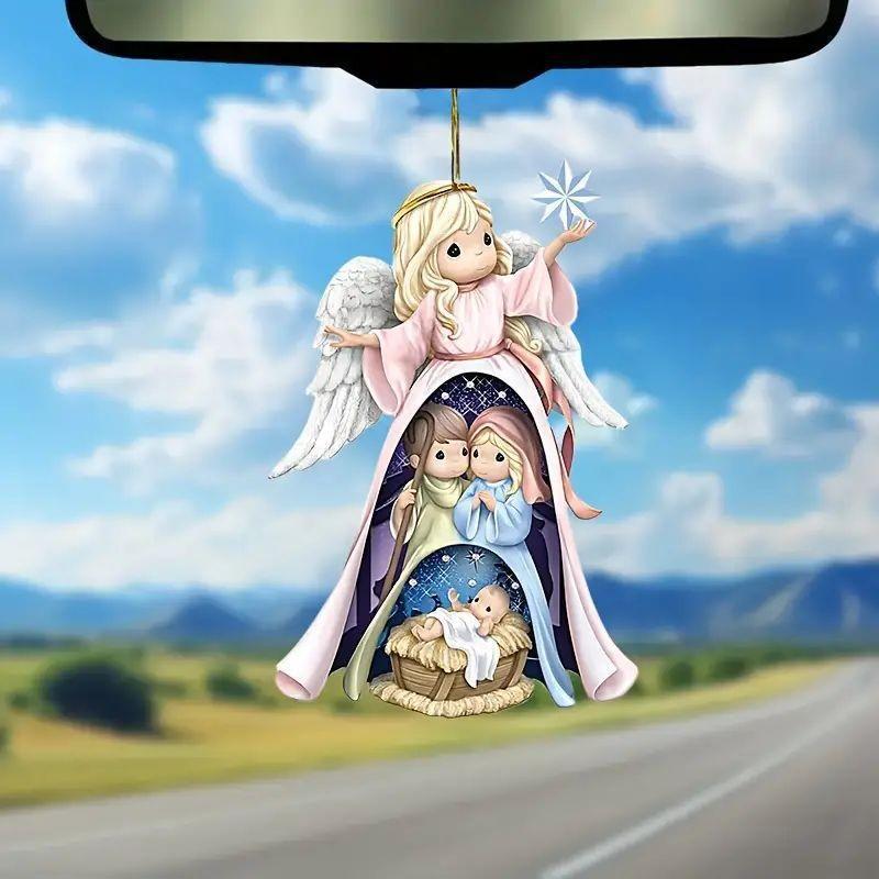 Charming Acrylic Car Decor Hanging Ornament For Unique Atmosphere And Gift Giving