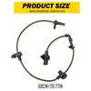 2Pcs Front Right + Left ABS Wheel Speed Sensor For 2006-2011 Honda Civic