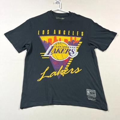Mitchell & Ness Los Angeles Lakers LA NBA Hardwood Classics T Shirt Mens Small S