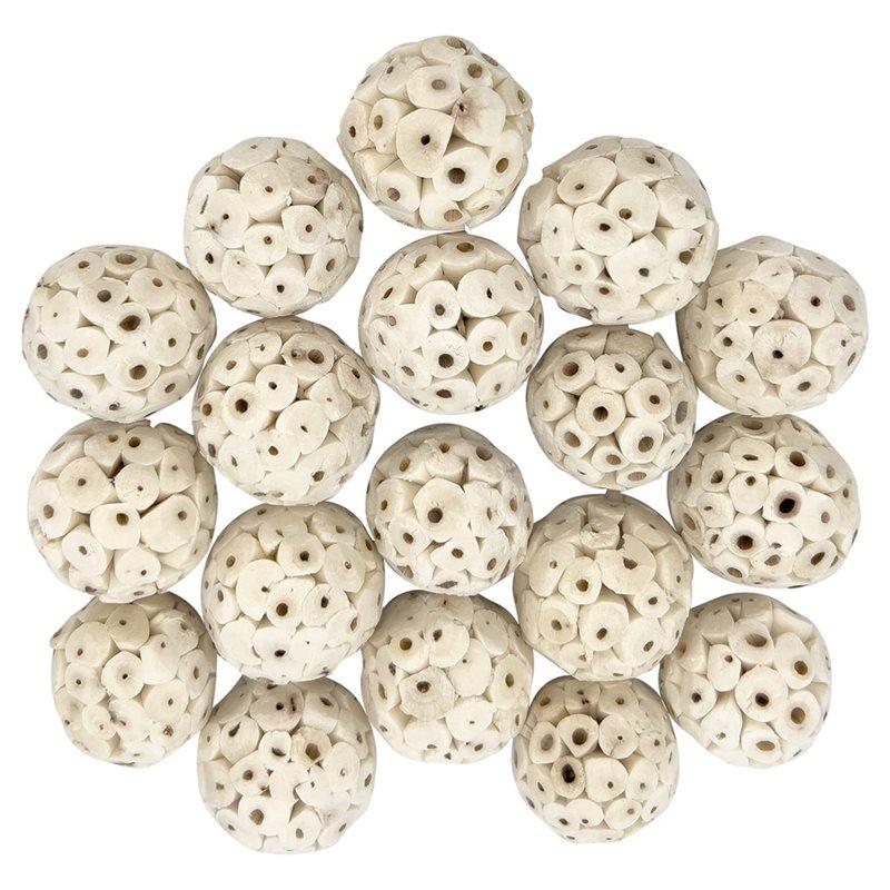 75STO-18 Pcs Bird Bird Foraging , Sola Atta Ball, Parrot Chew Shred For Sharpening Claws Small Size Chewable Balls