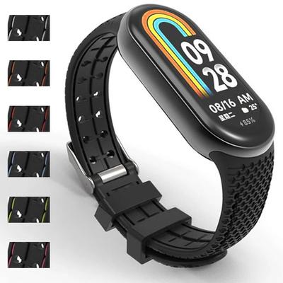 Fashion Rubber Strap Sports Watch Accessories Watch Band for Xiaomi Mi Band 8 NFC Watchband