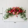 Simulation Wreath Welcome Flower Row Lintel Water Sign Corner Flower Artificial Flower Wedding Decoration