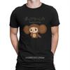 Men's T-Shirt Cheburashka In Japanese Funny Cotton Tee Shirt Short Sleeve Cheburashka T Shirt Round Neck Tops Gift Idea