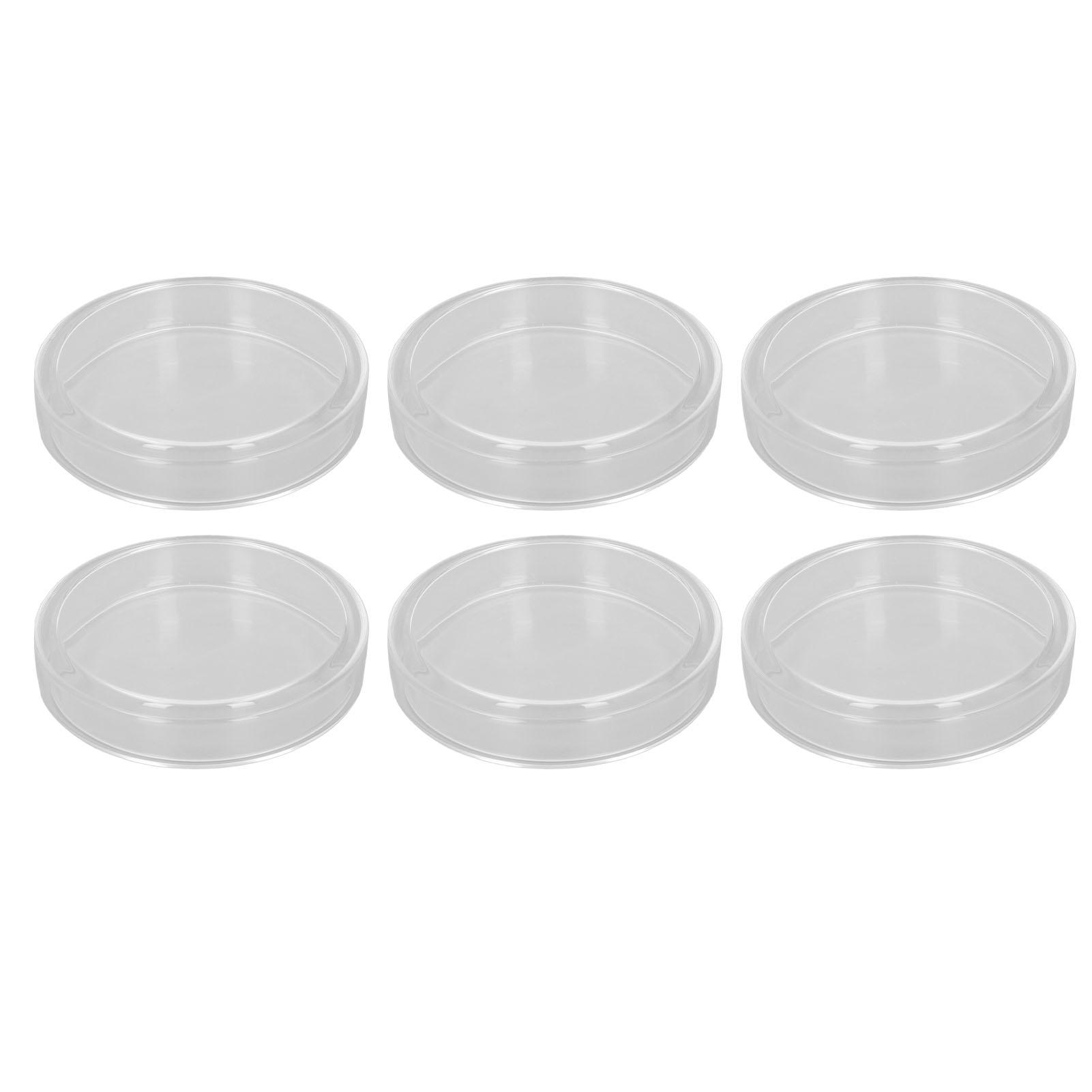 

10 шт. лабораторные чашки Петри стеклянные культуральные чашки с крышками для биоисследовательского эксперимента