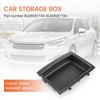 #466S 6Q0858719A Car Centre Console Tray Storage Box Compartment Shelf for- Polo 9N 2002-2008 (black)