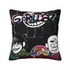 Music Band Gorillaz Punk Rock Pillow Cover Square Pillow Case Cushion Cover Vintage Pattern Pillowcases For Living Room Chair