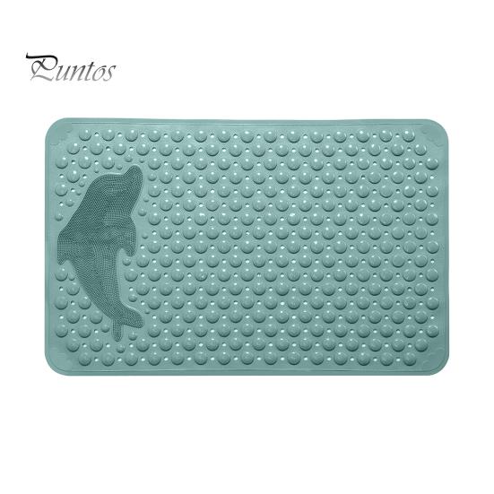 

Коврик для ванной комнаты с противоскользящей насадкой и отверстиями для быстрого слива воды. Функция массажа предотвращает скольжение и падение. Очень большая мягкая щетина для душа. M зелёный