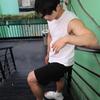 Men's Fitness Training Simple Sleeveless T-shirt Running Top Sports Vest Shirt