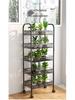 Multi-layer Movable Kitchen and Bathroom Storage Trolley and Vegetable Basket