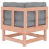 vidaXL Ecksofa mit Kissen Massivholz Douglasie