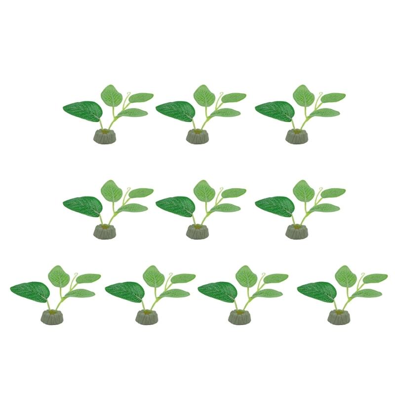 Fish Tanks Life Like Artificial Plant Aquatic Decoration Aquariums Decor FishTank Ornament Freshwater Landscaping 10PCS