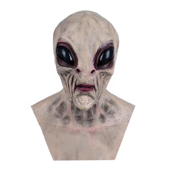 Creepy Halloween Cosplay Masks Green Fish Head Mask Halloween Party Props Adult Latex Masks for Halloween