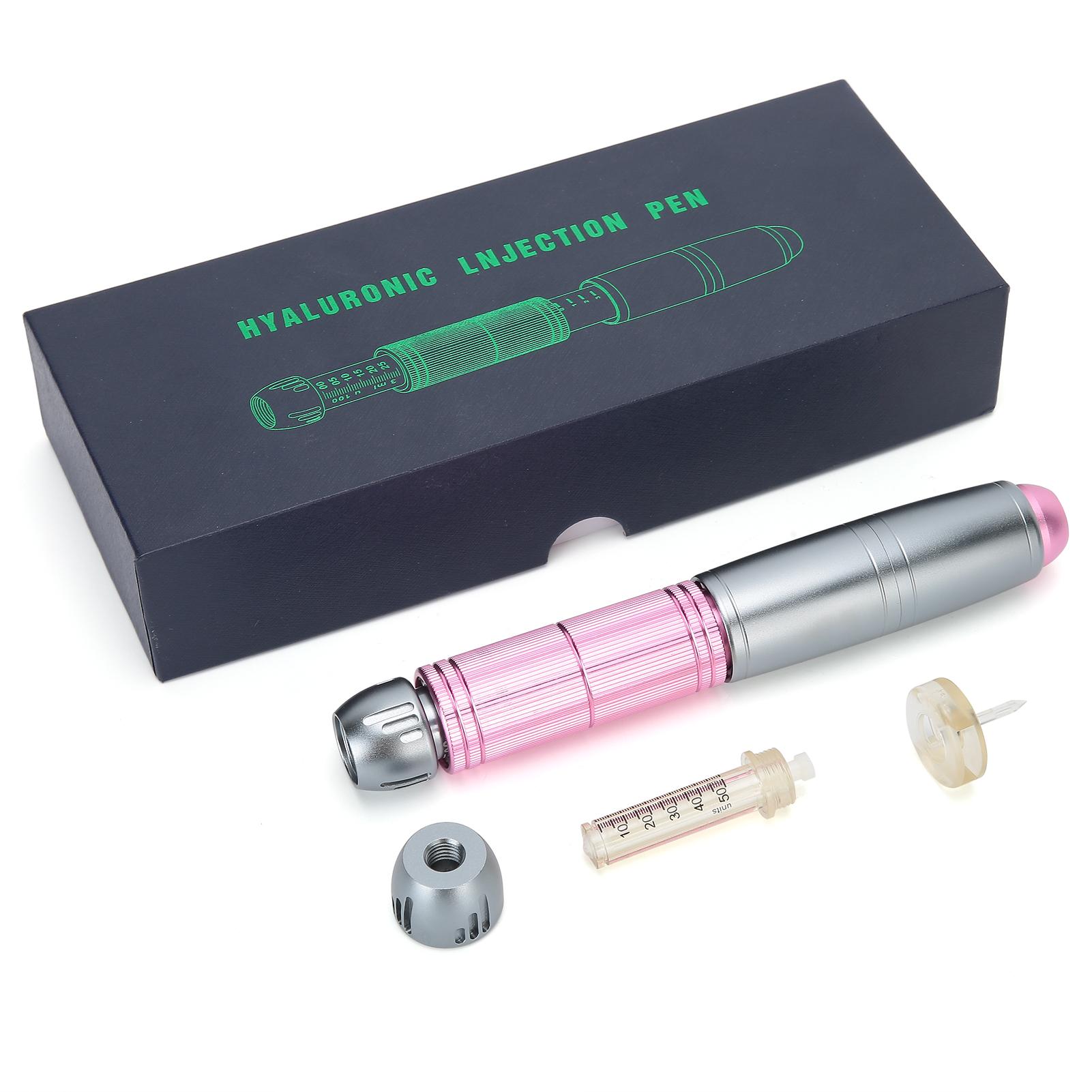 

0.30.5 Регулируемая ручка для инъекций гиалуроновой кислоты против морщин без иглы шприц-распылитель розовый