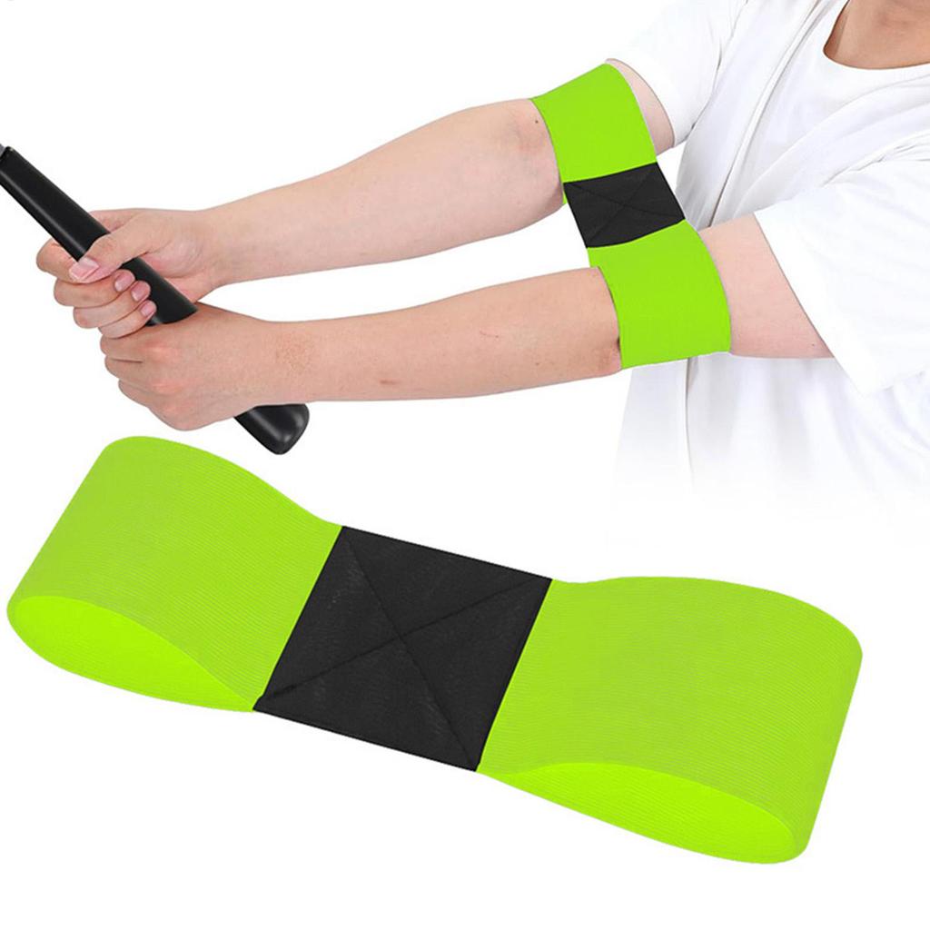 Golf Swing Band Elastic Alignment Training Aid Arm Corrector for Beginner Portable Golf Trainer for Practice Driving Range