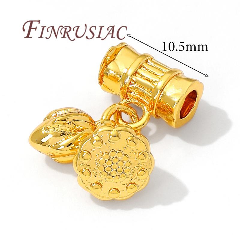 

18K Gold Plated Brass Pendant Bail,Charms For Jewelry,Necklace/Bracelets Accessories,DIY Jewelry Making Supplies 1 pcs