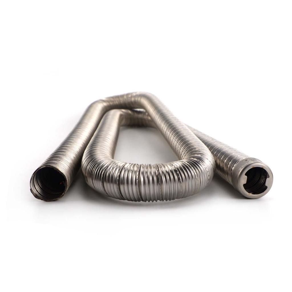 200cm 24mm Double Layer Exhaust Pipe Air Diesel Parking Heater Stainless Steel Tube Gas Vent Hose For Car Caravan Camper