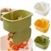 Creative Sink Hanging Strainer Basket 2 In 1 Soap Sponge Storage Shelf  Kitchen Accessories