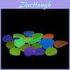 Resin Garden Aquarium Glowing Colorful Goose Egg Stones Fluorescent 10 Pieces/bag