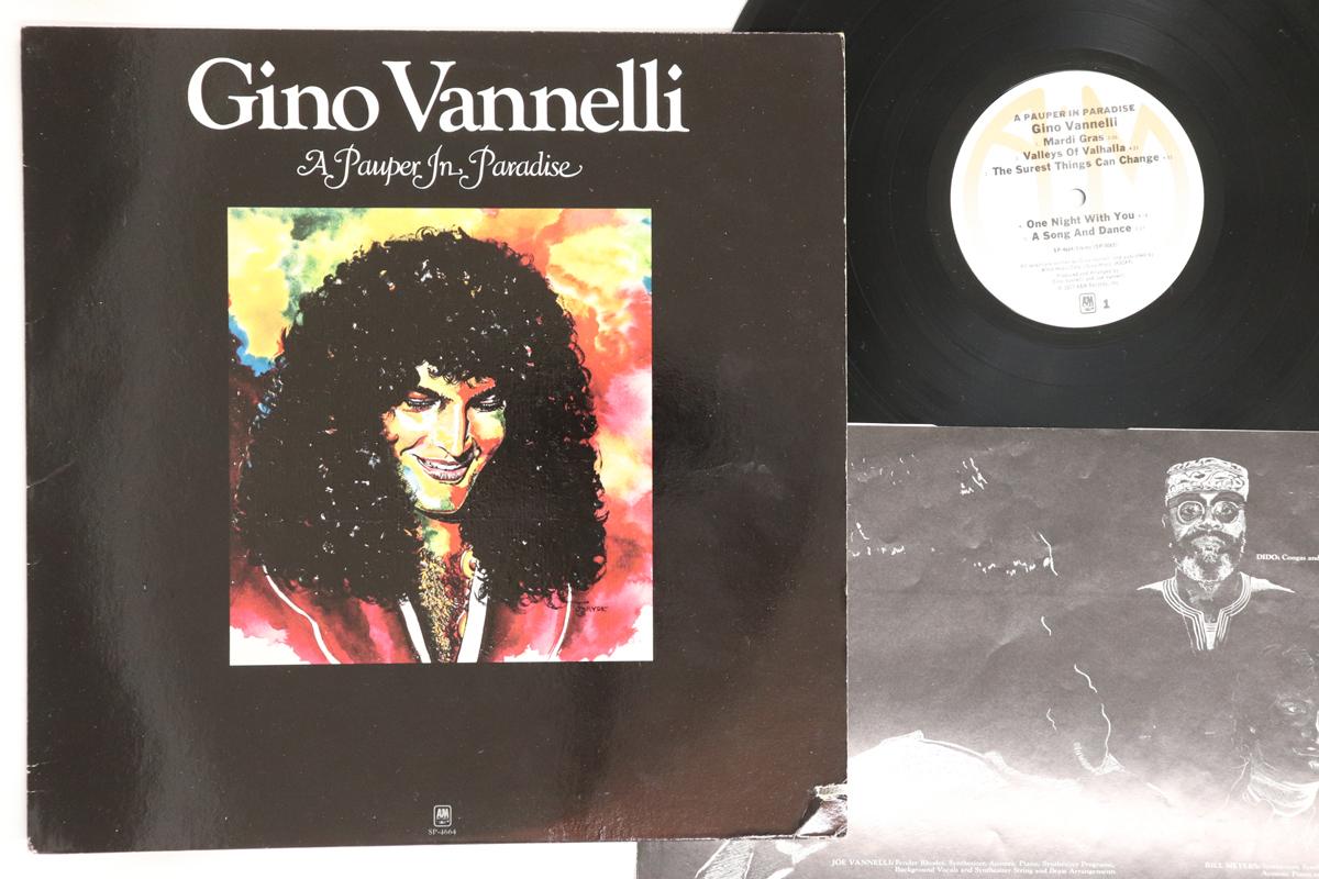 

LP Record GINO VANNELLI - A Pauper In Paradise SP4664 A&M 1977 US Rock Used