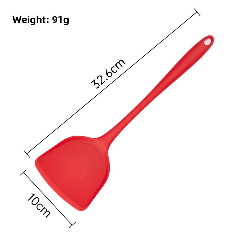 Silicone Hot Pot Ladle Kitchen Utensil Set 7Pieces Heat Resistant Cooking Ladle Soup Ladle Frying Shovel Color Box Kitchen Tools