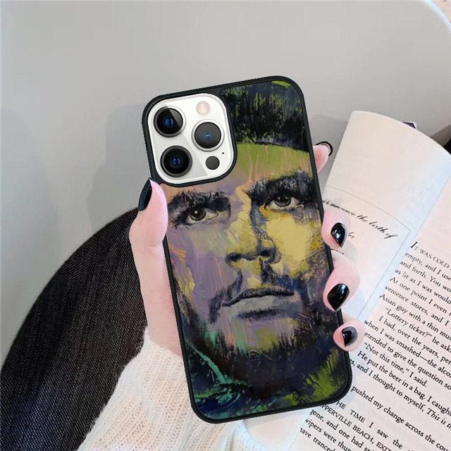 Che guevara Rauchend Zigarre Muschel für iPhone 17 Air 15 16 14 13 12 Pro Max 11 Pro Max Plus Handyhülle Abdeckung