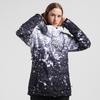 Women's Floral Ski Suit: Waterproof, Windproof, Breathable, Thickened Warmth for Single/Double Board Mountaineering