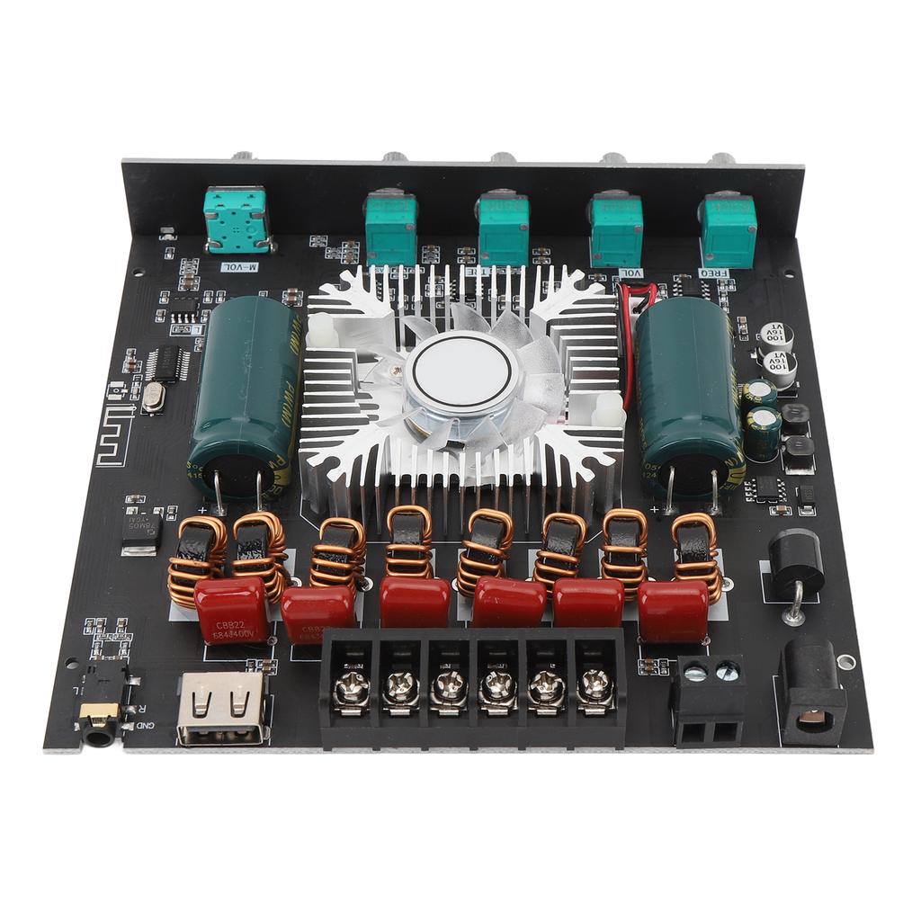 2.1 Channel Bluetooth Power Amplifier Board 220Wx2 350W Treble and Bass TPA3255 Chip Digital