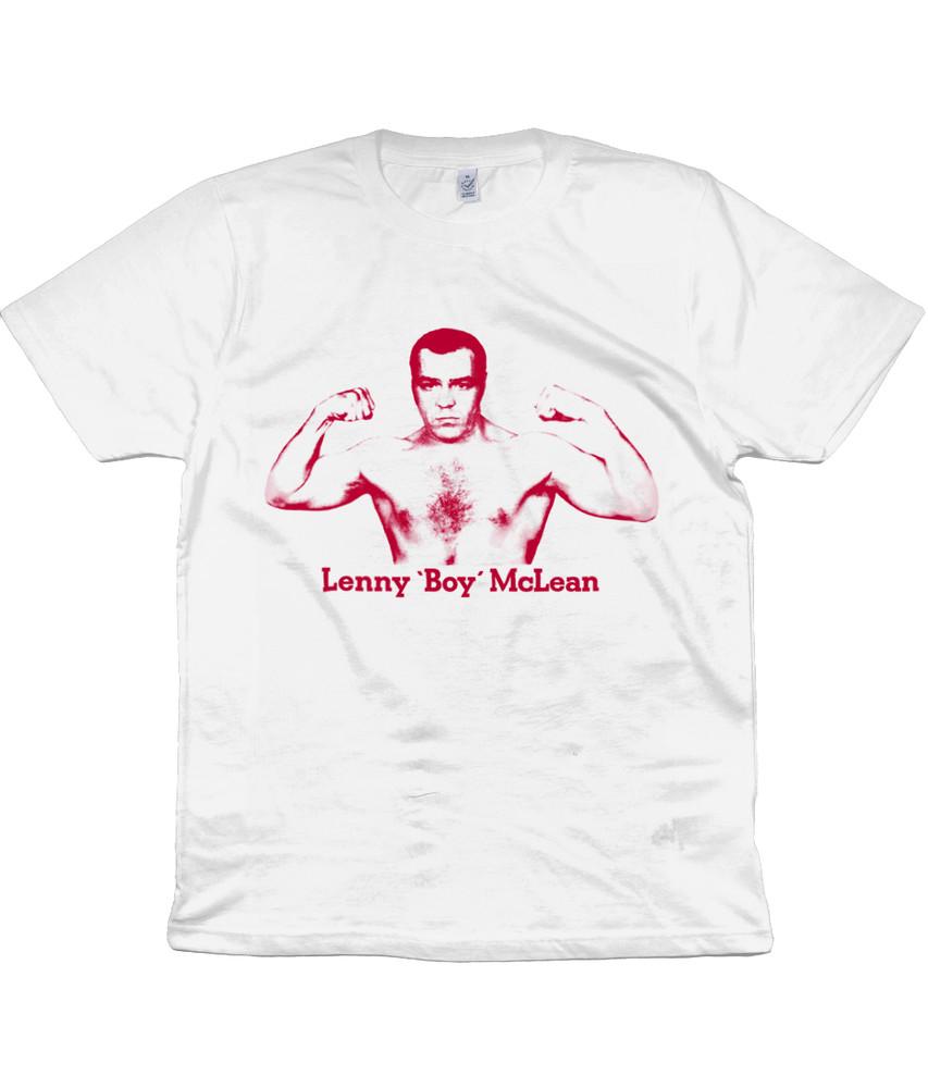

Lenny McLean - Red Promo - Organic T Shirt - Boxing - The Guv nor - Gangster S