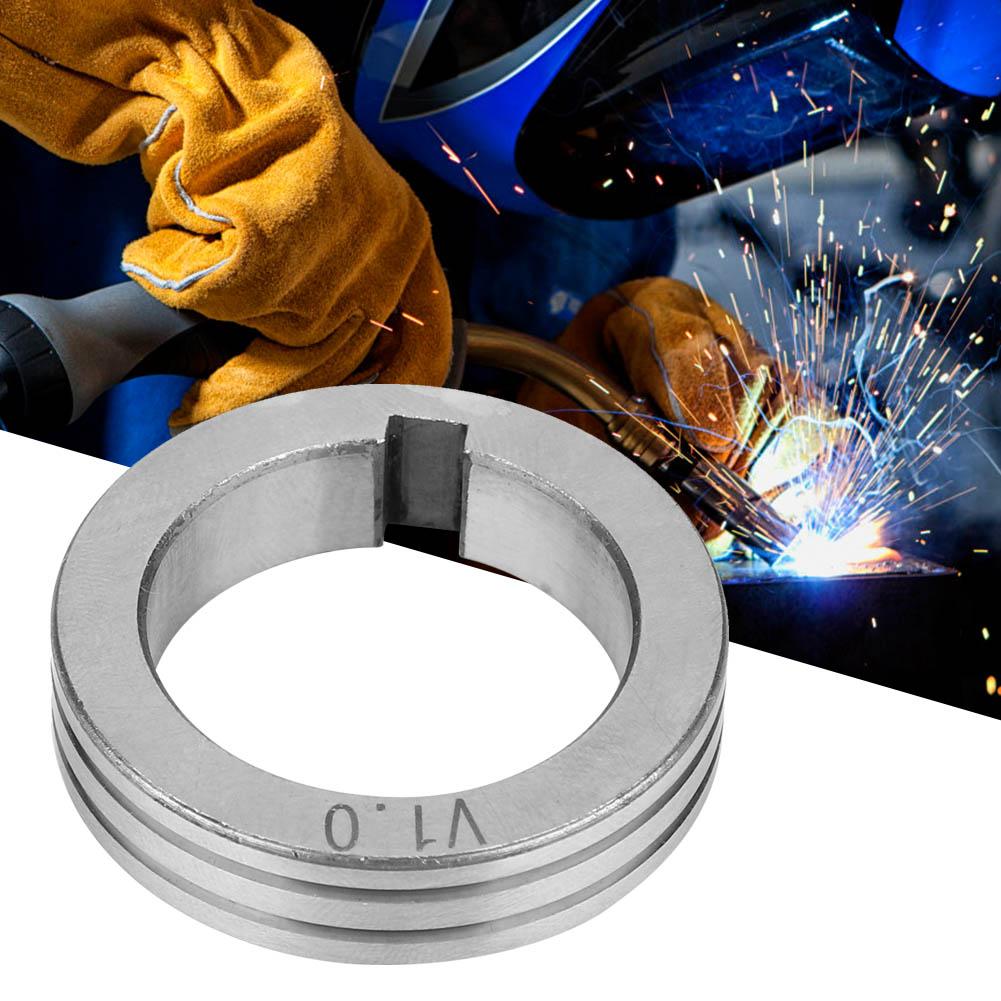 35mm 1.38in Stainless Steel Wire Feeder Roller 0.8 1.0 1.2 Welding Wire Feeding Guide Wheel(1.0