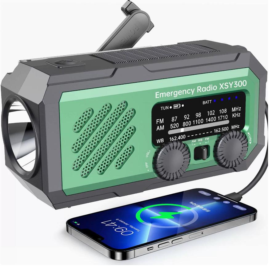 Multifunctional Outdoor Emergency Flashlight Radio