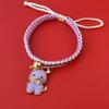 Chinese New Braided Rope Pet Collar Dragon Festive Bell Colorful Decor Cats Dogs