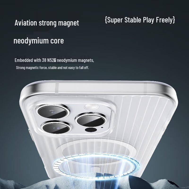 Pisen iPhone 16 MagSafe Mattweißes PC-Case