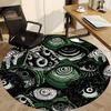 1pc Eyes Pattern Office Round Area Rug, Indoor Mat Suitable For Office, Under Office Chairs Bedroom Living Room Home Decor, Room Deco