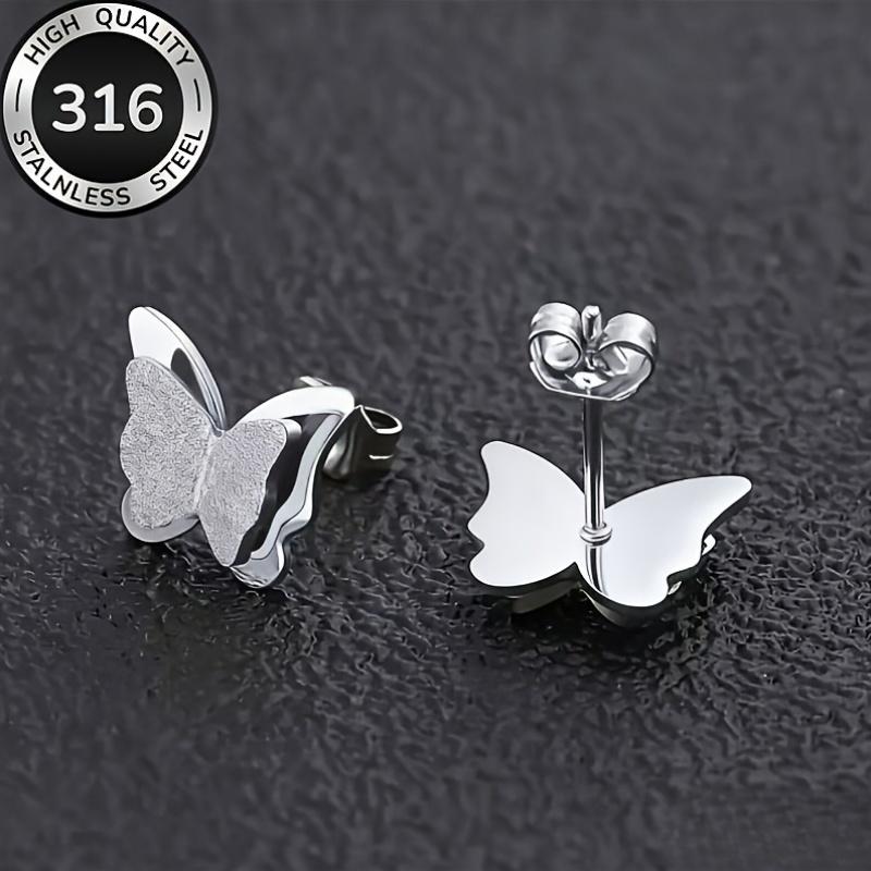 

3D Butterfly Stud Earrings | Easy And Elegant Design | Versatile for Daily Wear Or Parties | Perfect Gift for Anniversaries, Valentine S Day