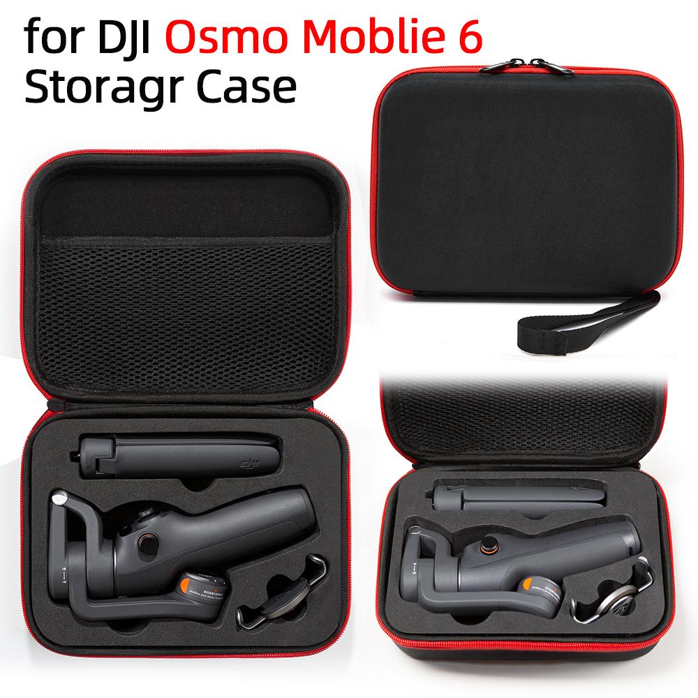 Pour étui de transport DJI Osmo Mobile 6: Sac à main léger et protecteur avec compartiments sécurisés pour trépied et étui à accessoires