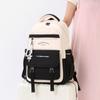 New Simple Letter Portable Travel Backpacks Large Capacity High Value Dirt-resistant Middle School Girls Schoolbag College Student Waterproof Book Bag