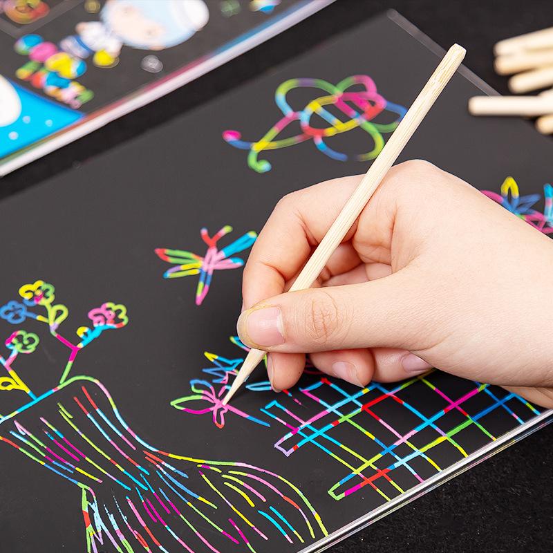 

Scratch Painting and Repair Pens: Scratch Pens, Detail Pens, Scratch-Off Repair Tools, Special Fixative Tools for Scratch Art