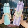 1PC Soft Pastel Butterfly Line Art Print 750ml Color Plastic Sports Water Bottle Leakproof Flip Straw Lid Suitable for Sports Office Home Use