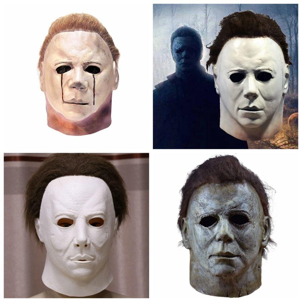Realistická maska zabijáka Latexové Halloweenské masky Záludné hračky Maska Michaela Myerse Cosplay