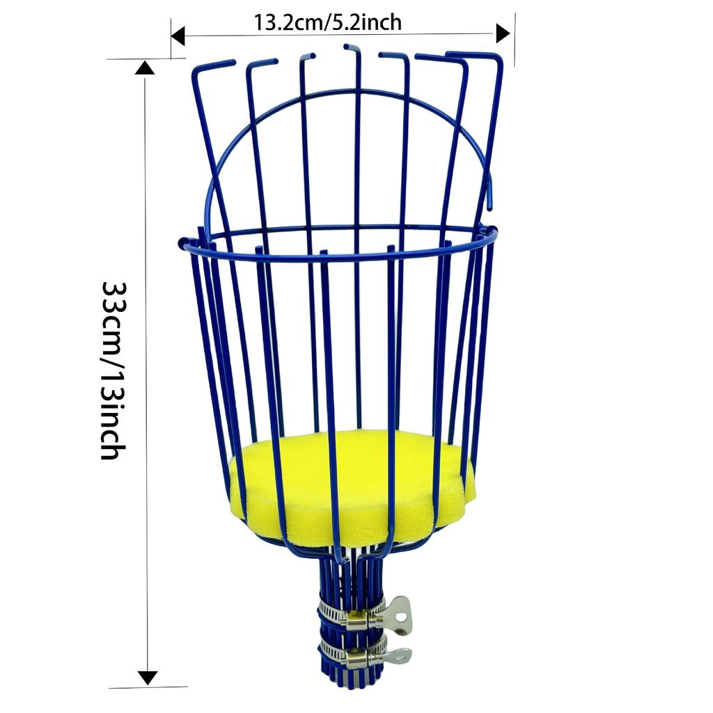 Obstpflücker Werkzeug Obstpflücker Erntekorb mit Polster Gartenfrisch Obstpflücker Gartenfruchterntegerät Gartengeräte