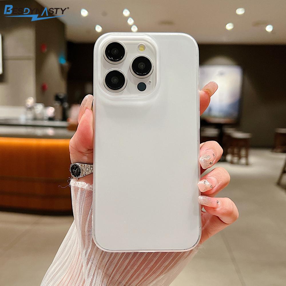 Ultra Thin Matte Clear Phone Case For iPhone 17 Air 16 Pro Max 15 14 Plus 11 12 13 Mini Soft Translucent Shockproof Back Covers