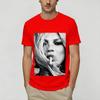 T-shirt Unisex Kate Moss T-shirt Tempo Libero Manica Corta Girocollo T-shirt Cotone Idea Regalo Abbigliamento