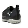 Puma Future 8 Play TT Jr Comfortable Soft Low Top Kids Football Shoes Kids Football Shoes Black Cool-Light-Gray Fluorescent-Green 108396-02