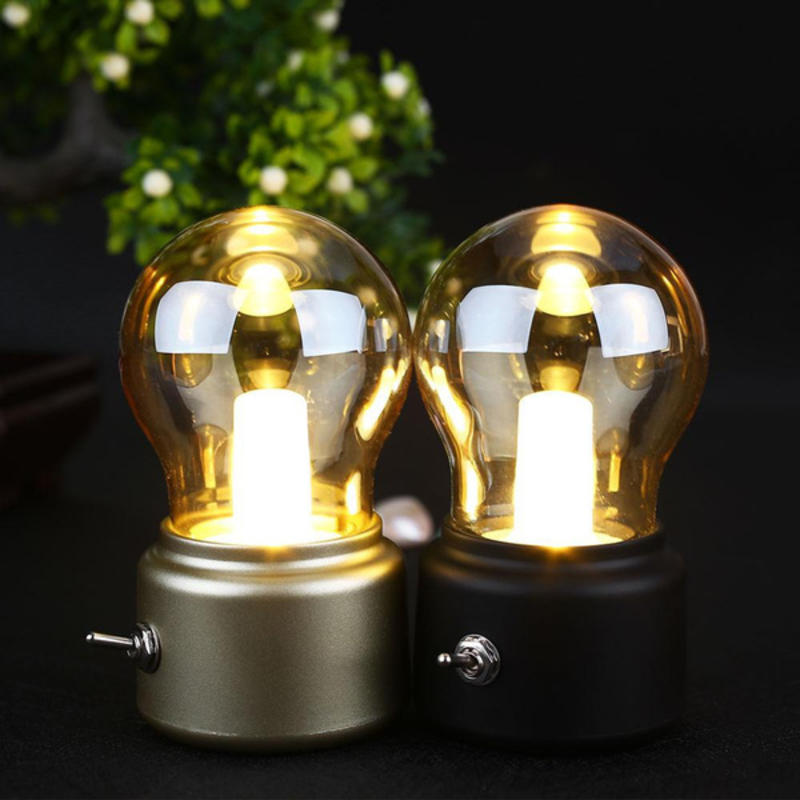 2021 Classic LED Bulb Inflatable Blow Light Decorative Lamp Retro USB Batte